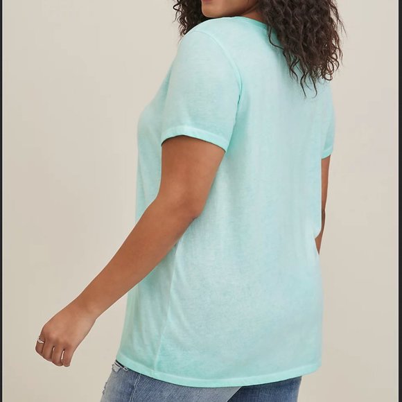 Aqua "DEVOTED MAMA" T-Shirt, Classic Fit, NWT - Picture 2 of 3